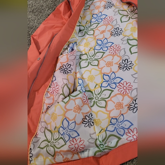 White Stag women's orange waterproof rain jacket size Large - Picture 11 of 11